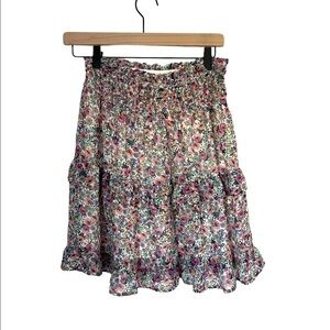 Floral Tiered Skirt